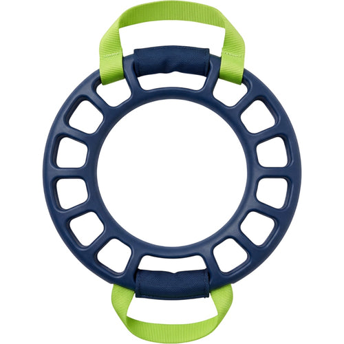 Ybdgf Lattice TPR Tug Ring with Two Webbing Handles Navy Lime - Product view